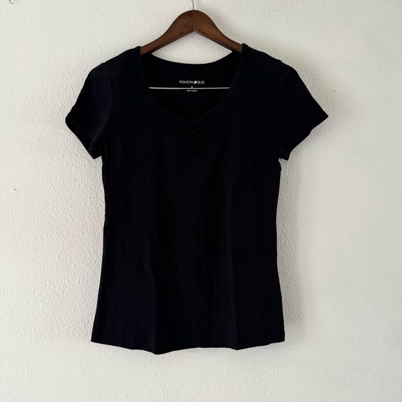 Basic Short Sleeve Soft Tee Womens Small Everyday Capsule Wardrobe Staple Cotton - Picture 7 of 7